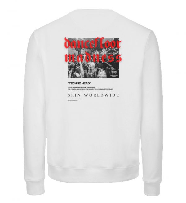 DANCEFLOOR MADNESS - WEISS - Unisex Organic Sweatshirt-3